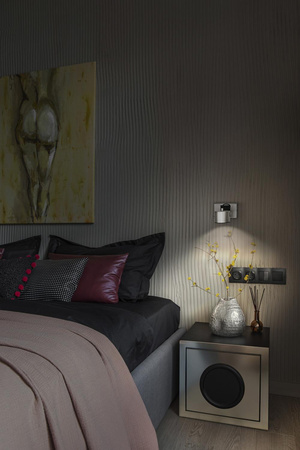 Lampa LED Ścienna Sufitowa Kinkiet Oprawa Natynkowa 5.8W 185lm CCT Dekoracyjna Srebrny Spot Jupiter Ledvance