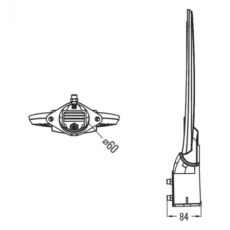 Lampa Uliczna Drogowa LED 150W 19500lm 6500K Zimna IP65 130lm/W PREMIUM Ecolight