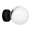Lampa Ścienna Kinkiet SFERA Czarna Chrom 1xE14 Milagro