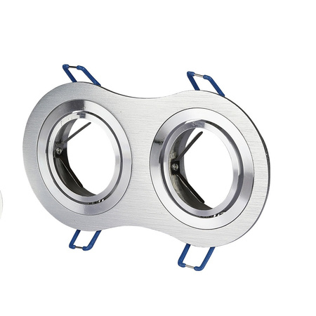 Oprawa Sufitowa Podtynkowa Oczko GU10 Okrągła Aluminium VT-783 V-TAC