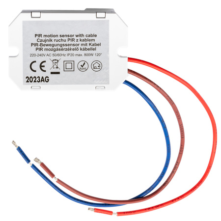 Czujnik Ruchu i Zmierzchu LED PIR z Kablem MINI