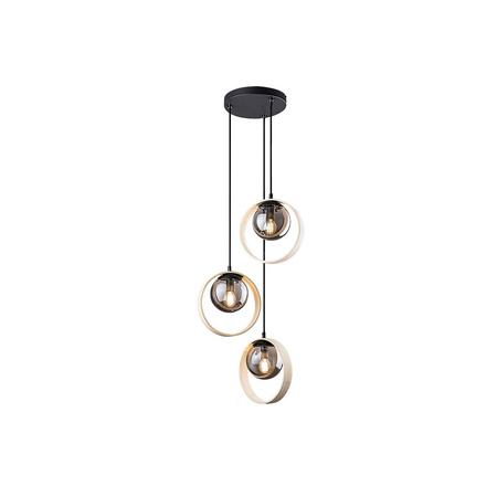 Lampa Wisząca Sufitowa E14 Brązowy Nowoczesny Peyton Rabalux