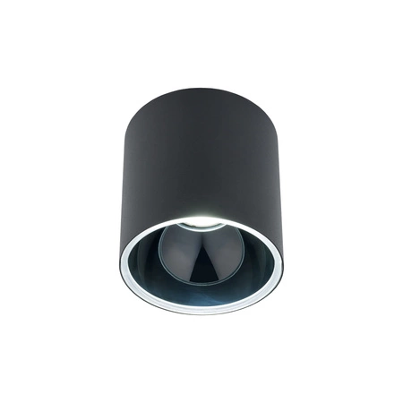 Oprawa Natynkowa Sufitowa GU10 SPOT TUBA Czarna HALO 8196 Nowodvorski