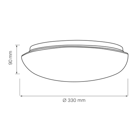 Plafon Sufitowy Oprawa Natynkowa 2x E27 Biała Bonifacy Sanico Goldlux