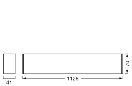 Lampa Oprawa Liniowa Listwa Oświetleniowa 30W 3100lm 4000K Neutralna Ściemnialna Czarny Office Line Ledvance