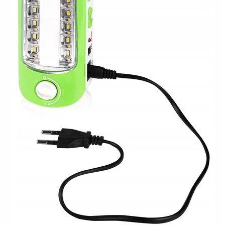 Lampa LED Warsztatowa Regulowana 4W 320lm 6500K Zimna Zielony Biały Masterled