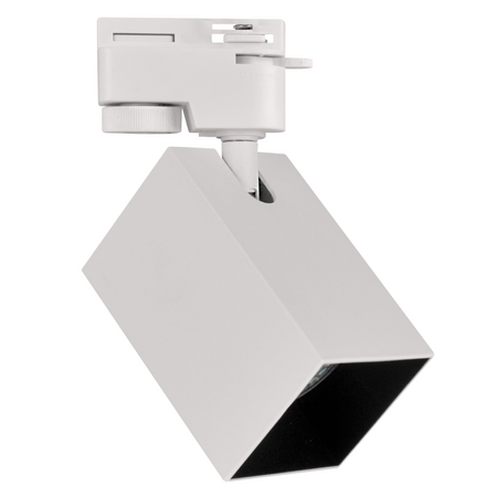 Reflektor Szynowy GU10 Biały+Czarny do Szynoprzewodów Square POLUX