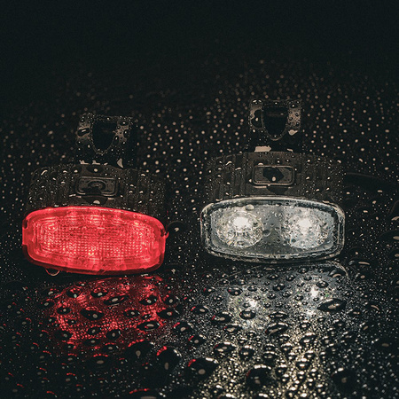 Lampka Latarka Rowerowa Tylna Czerwona USB-C 6 Trybów IP66 MOCNA VAYOX