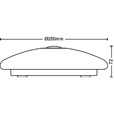 Lampa Sufitowa Plafon LED 6W 640lm 4000K Biała z Czujnikiem Ruchu Mauve Philips