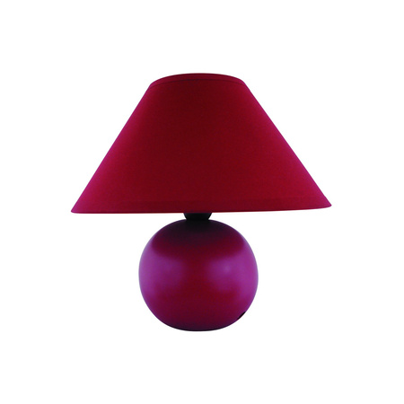 Lampa Stołowa Biurkowa Nocna E14 Czerwony Klasyczny Ariel 4906 Rabalux