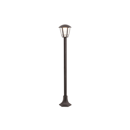 Lampa Ogrodowa Słupek Zewnętrzny Stojący 8W 500lm 3000K IP44 100cm Czarny Klasyczny Sorrento Rabalux