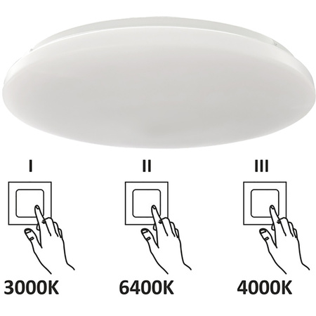 PLAFON LED HAMPTON GOLDLUX (Polux) oprawa sufitowa 50cm 45W 3000-6400K sterowanie włącznikiem