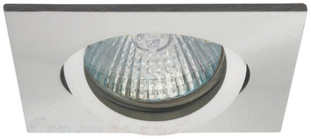 Oprawa sufitowa halogenowa podtynkowa kwadratowa EVIT MR16 Gx5,3 aluminium Kanlux