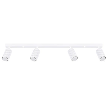 Lampa Sufitowa Reflektor Tuba Spot 4x GU10 Biała Karbon Deep Space SL.1546 Sollux
