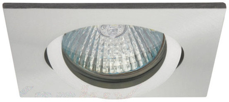 Oprawa sufitowa halogenowa podtynkowa kwadratowa EVIT MR16 Gx5,3 aluminium Kanlux