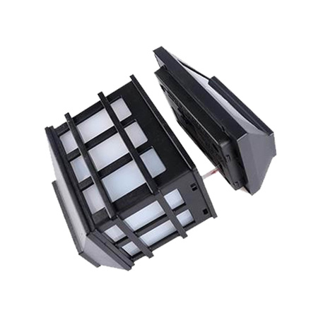 Kinkiet Lampa Solarna LED Ogrodowa Elewacyjna IP44 z Efektem Płomienia