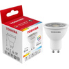 Żarówka LED Halogen GU10 5.5W = 63W 450lm 3000K Ciepła Reflektor Punktowy TOSHIBA