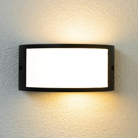 Lampa Ogrodowa Kinkiet Elewacyjny TOLA E27 IP44 Czarna