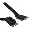 Szczotka Skrobak Druciany do Czyszczenia Grilla Rusztu 2w1 Czarna