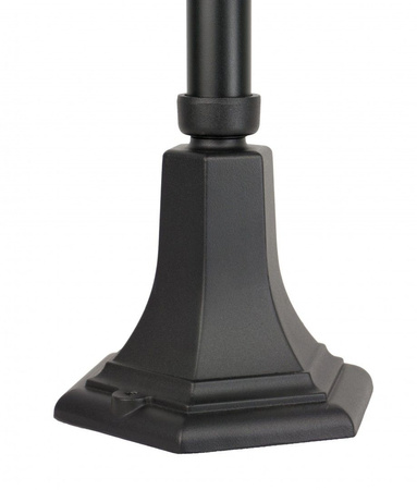 Lampa Ogrodowa Zewnętrzna Słupek LATARNIA E27 Witraż K 5002/2 N 110cm czarny Su-Ma