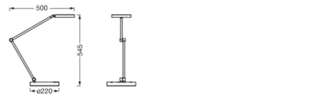 Lampa Stołowa Biurkowa Nocna LED 15W 600lm CCT Ściemnialna Dotykowa Biały SMART+ ZigBee Desk Ledvance