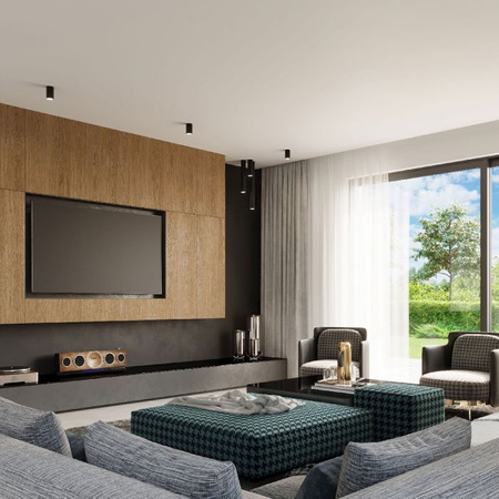 Oprawa Natynkowa Tuba GU10 Okrągła Czarna 84mm IP54 Nowoczesna