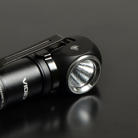 Latarka Reczna Czołowa Akumulatorowa LED 10W 600lm 4 Tryby Pracy USB-C Wodoszczelna IP68 Videx