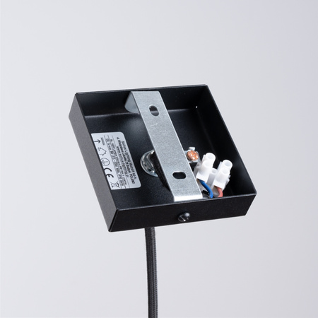 Lampa Sufitowa Wisząca Zwis G9 Żyrandol Tubularna Czarna Skandynawska Prysm Sollux