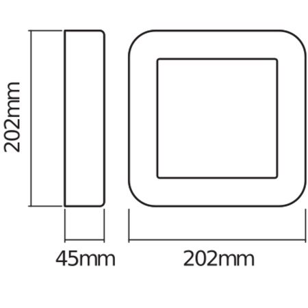 Kinkiet Ogrodowy Lampa Elewacyjna Zewnętrzna LED 13.5W 600lm 3000K Ciepła Biały IP54 Endura Osram