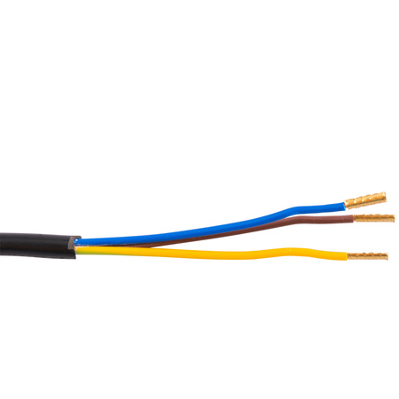 Przewód Przyłączeniowy 1,5m OMY 3x1,0 mm z Wtyczką TYP E LUMILED