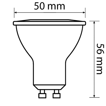 3PAK Żarówka LED GU10 4.7W = 50W 380lm 2700K Ciepła 36° PHILIPS