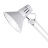 Lampka Biurkowa Stołowa E27 Biała Worker Sanico Goldlux