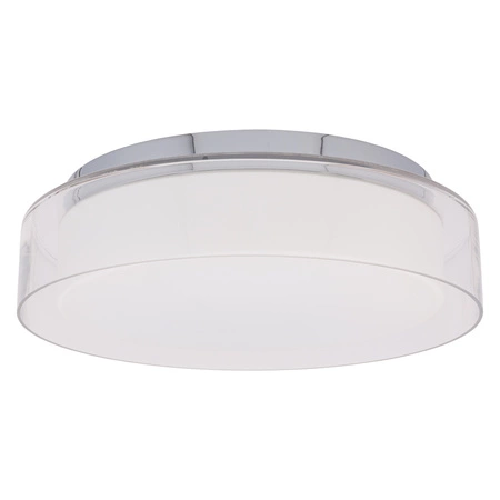 Plafon Lampa Sufitowa Oprawa Natynkowa LED 17W 1000lm 4000K Neutralna Chrom Wodoodporna IP44 PAN LED M 8174 Nowodvorski