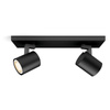 Lampa sufitowa Reflektor LED Spot Runner Czarny 2x4.2W CCT PHILIPS HUE Bluetooth Zigbee + Przełącznik Dimmer Switch