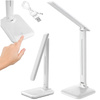 Lampka Biurkowa Stołowa Regulowana Nocna MARINA LED 9W 450lm Ściemnialna Biała MasterLED