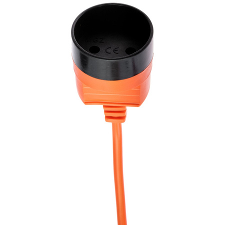 Przedłużacz Kabel Przewód Ogrodowy Warsztatowy Pojedynczy Uniwersalny 2x1mm 10m ELGOTECH