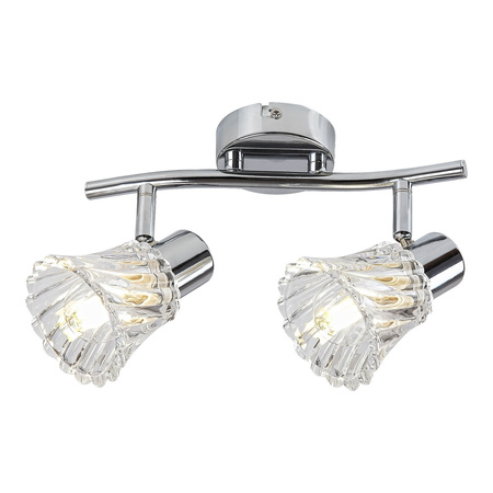 Lampa Sufitowa Punktowa Reflektor Spot 2x E14 Chrom Klasyczny Hestia 5300 Rabalux