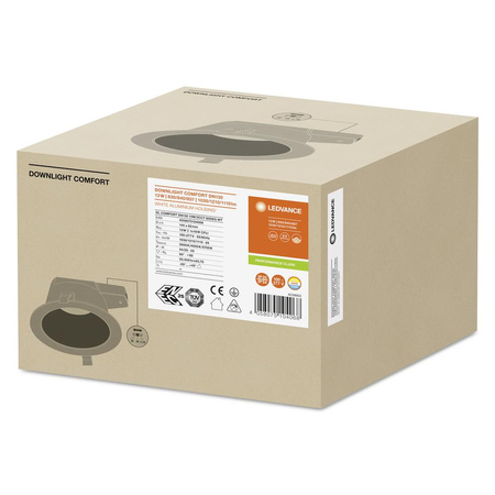 Panel LED Oprawa Podtynkowa Punktowa 13W 1210lm CCT Oczko Spot Biały Downlight Ledvance