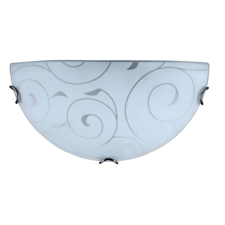 Półplafon Kinkiet Ścienny Lampa LED E27 Chrom Klasyczny Harmony Lux 3851 Rabalux