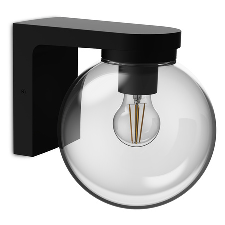 Kinkiet Ogrodowy Lampa Zewnętrzna Elewacyjna LED E27 IP44 Czarna Ulio Philips