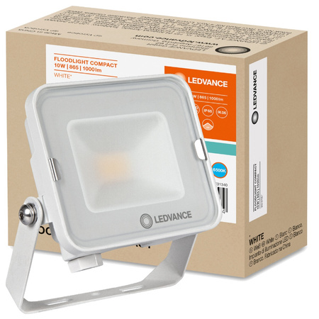 Naświetlacz LED 10W 1000lm 6500K IP65 Biały LEDVANCE COMPACT V