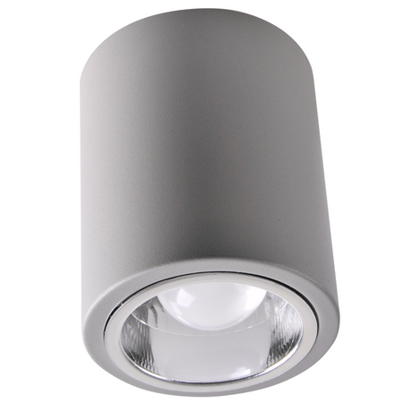 Oprawa sufitowa natynkowa tuba metalowa spot JUPITER 10 GOLDLUX (Polux) DOWNLIGHT E27 szara