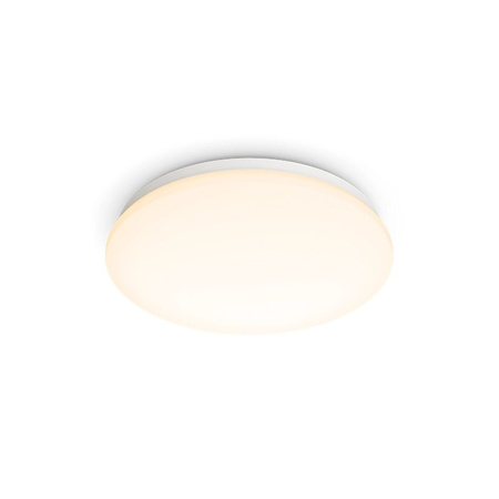 Plafon LED Lampa Sufitowa Natynkowa MOIRE 6W 2700K 22cm Biały Okrągły PHILIPS