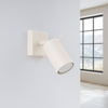 Lampa Ścienna Reflektor Kinkiet Reflektor Tuba Spot 1x GU10 Beżowa Lagos Bittersweet Shimmer SL.1494 Sollux