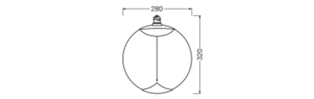 Żarówka LED Vintage E27 12W = 35W 400lm 1800K Ciepła 320° Dymiona Ściemnialna Filament Vintage 1906 Osram