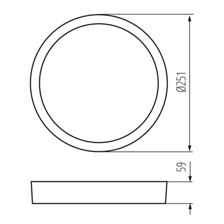 Plafon LED Lampa Sufitowa Czujnik Ruchu Natynkowa 13W 1510lm CCT IP65 Biała DABER KANLUX