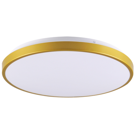 Plafon LED Lampa Sufitowa Natynkowa KERN 24W 4000K 40cm Złota