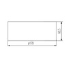 Lampa Znak Awaryjny LED 2W = 6.4W 269lm 5000K Zimny Natynkowa Biała IP65 ITECH Kanlux