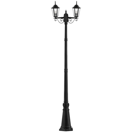Lampa Ogrodowa Stojąca LED Słupek 238cm E27 Latarnia Zewnętrzna Dekoracyjna