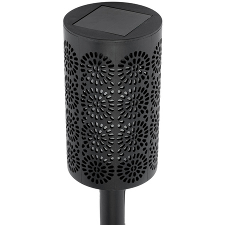 Lampa Solarna Ogrodowa LED Wbijana Pochodnia 39cm IP44 Czujnik Zmierzchu